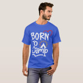 Grappig camping shirt grappig camping camping tee (Voorkant volledig)
