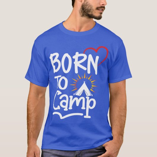 Grappig camping shirt grappig camping camping tee (Voorkant)