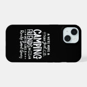 Grappig Camping Vrienden Kleine Bende Cadeau iPhone 15 Case (Achterkant horizontaal)
