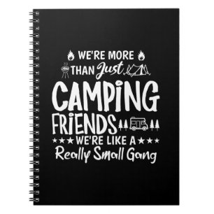 Grappig Camping Vrienden Kleine Bende Cadeau Notitieboek