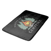 Grappig campingcadeau badmat (Gekanteld)