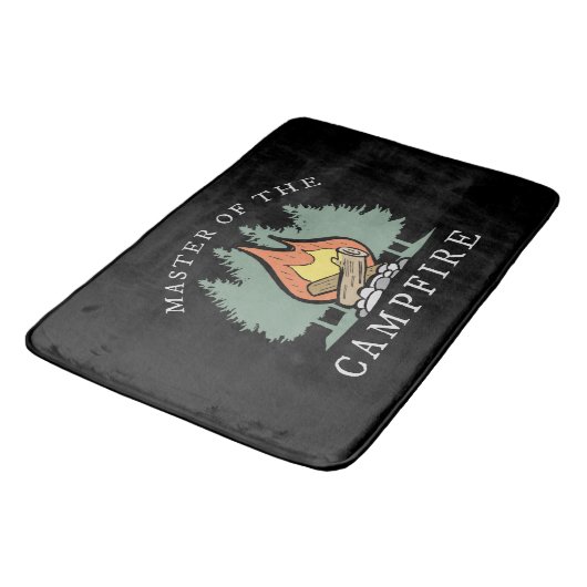 Grappig campingcadeau badmat (Gekanteld)