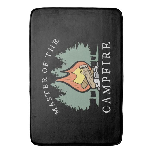 Grappig campingcadeau badmat (Voorkant Verticaal)