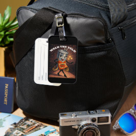 Grappig Can Design Bagagelabel