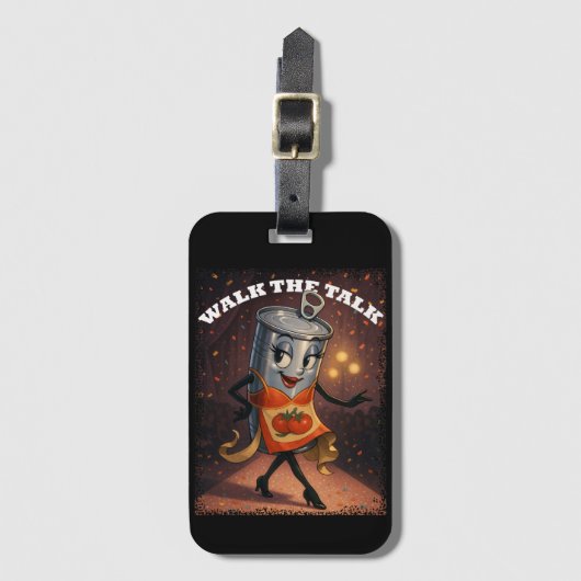 Grappig Can Design Bagagelabel (Voorkant (verticaal))