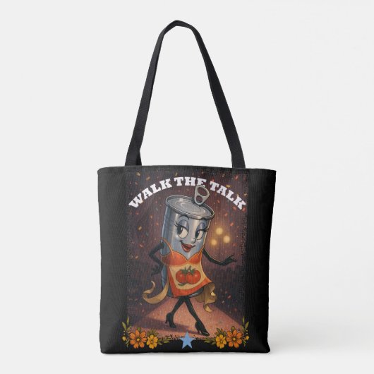 Grappig Can Design Tote Bag (Achterkant)
