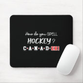 Grappig Canada Hockey Eh Spelling Canadees Muismat (Met muis)