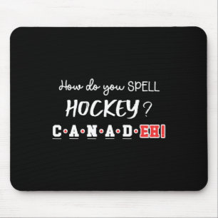 Grappig Canada Hockey Eh Spelling Canadees  Muismat