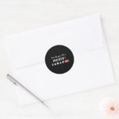 Grappig Canada Hockey Eh Spelling Canadees Ronde Sticker (Envelop)