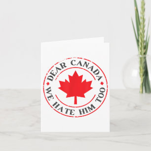 Grappig Canada, we haten hem ook Kaart