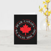 Grappig Canada, we haten hem ook Kaart (Gele Bloem)