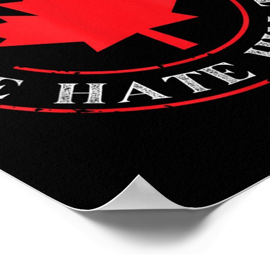 Grappig Canada, we haten hem ook Poster (Hoek)