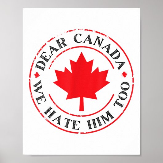 Grappig Canada, we haten hem ook Poster (Voorkant)