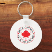Grappig Canada, we haten hem ook Sleutelhanger (Voorkant)