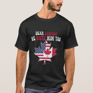 Grappig Canadees verzet Gezegde Politiek protest T-shirt