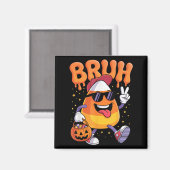 Grappig Candy Corn Halloween kostuum voor iedereen Magneet (Voorkant / Achterkant)