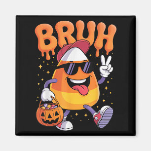 Grappig Candy Corn Halloween kostuum voor iedereen Magneet