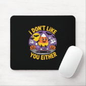 Grappig Candy Corn Halloween Skateboard Geschenk Muismat (Met muis)