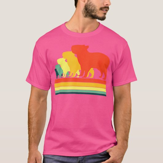 Grappig Capibara Wildlife Animal Capybara T-shirt (Voorkant)