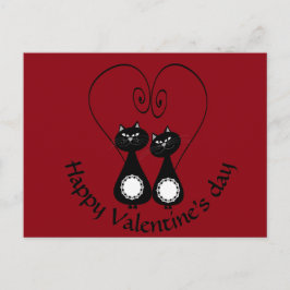 Grappig capricieus het paarmonogram van de feestdagenkaart