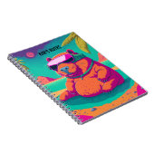 Grappig Capybara gepersonaliseerd Notitieboek (Rechterzijde)