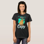 Grappig Capybara Pet Knaagdier Capy T-shirt (Voorkant volledig)