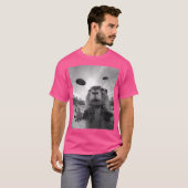 Grappig Capybara Ufo Alien Grappig Raar T-shirt (Voorkant volledig)