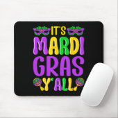 Grappig carnaval party ontwerp Mardi Gras Het is M Muismat (Met muis)