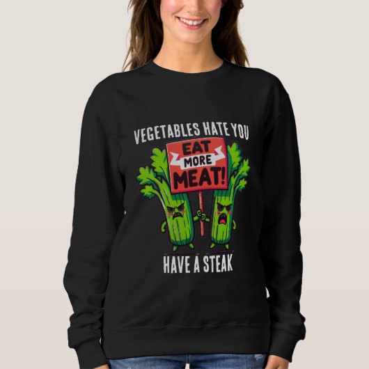 grappig carnivore sweatshirt (Voorkant)