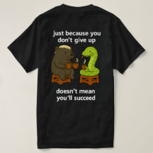 Grappig cartoon dier slang meme citaat uniseks