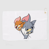 Grappig Cartoon Duo Golfhanddoek (Horizontaal)