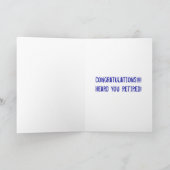 Grappig cartoon pinguïn dansen. kaart (Binnen)