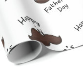 Grappig Cartoon Snorhaar Inpakpapier (Rol Hoek)