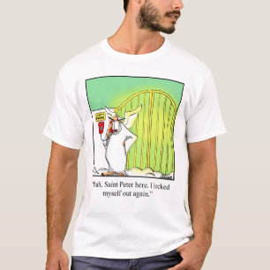 Grappig Cartoon T-shirt van de beveiligingstrook!