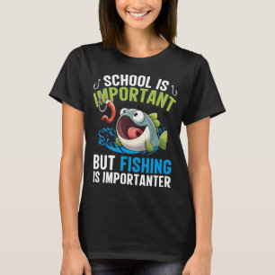 Grappig Cartoonesk Vis Shirt - Belangrijker Grap T