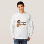 Grappig Cartoonpersonage – Grappig Citaatontwerp f T-shirt (Voorkant volledig)
