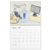Grappig Cartoons over het leven Kalender (Feb 2027)