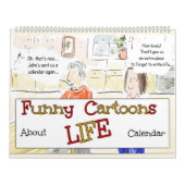 Grappig Cartoons over het leven Kalender (Hoes)