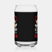 Grappig Casino passie woord kunst gokken Blikvorm Glas (Rechts)