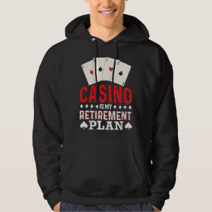 Grappig Casino Pensioenplan Opa Gestopt met Poker Hoodie