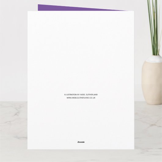 Grappig Cat Design Succes Wens met een Cat Pun Kaart (Achterkant)