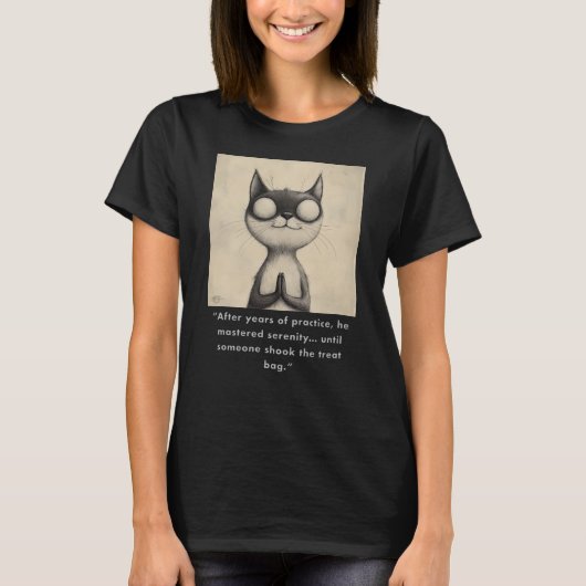 Grappig Cat grafisch ontwerp #1 T-shirt (Voorkant)