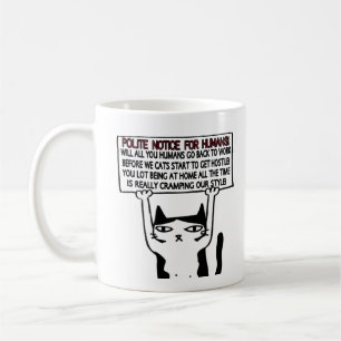 Grappig Cat Quarantine Gift. Vergrendeling 2020-no Koffiemok