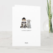  Grappig,  Cats/Katten Jubileum Kaart (Achterkant)