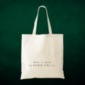 Grappig cavia Canvas tas