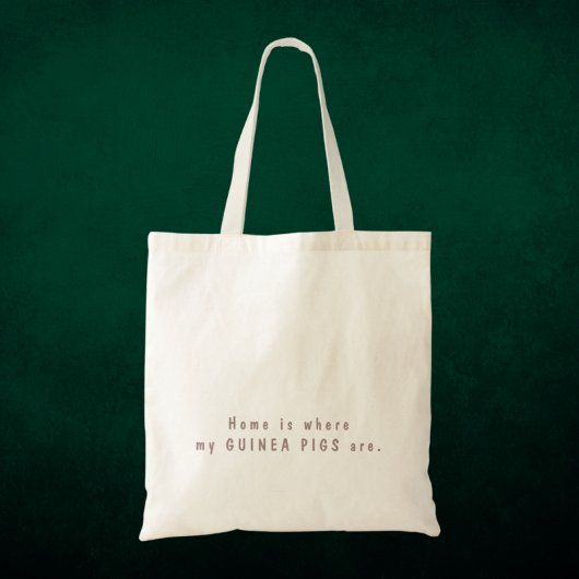 Grappig cavia Canvas tas