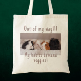 Grappig cavia Canvas tas