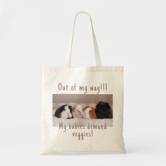 Grappig cavia Canvas tas (Voorkant)