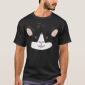 Grappig cavia gezicht harige aardappel t-shirt (Voorkant)