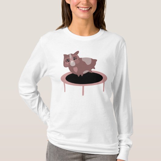 Grappig Cavia Gym Fitness Ontwerp T-shirt (Voorkant)